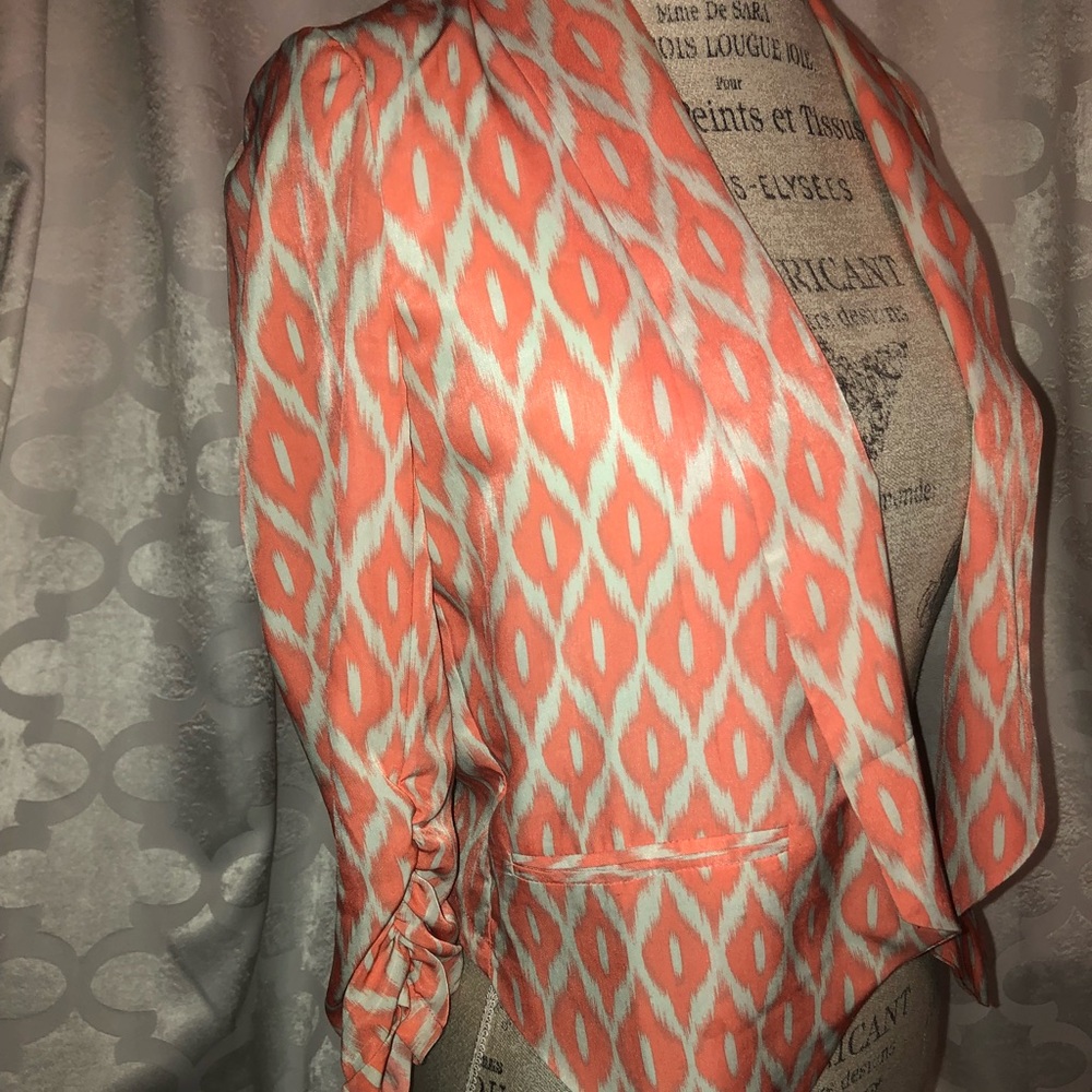 Coral pattern blazer - Picture 3 of 7